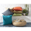 Storm SOM-006 Woven Pillow in Charcoal by Surya
