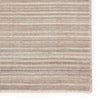 Gradient Handmade Solid Rug in Gray & Light Taupe