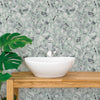 Speckled Terrazzo Removable Wallpaper in Mint Julep