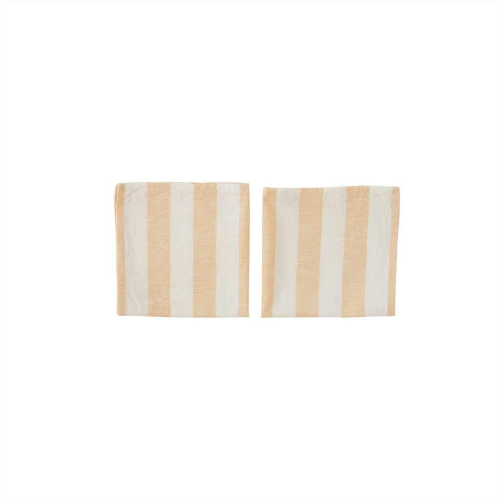 striped napkin pack of 2 vanilla oyoy l300311 1