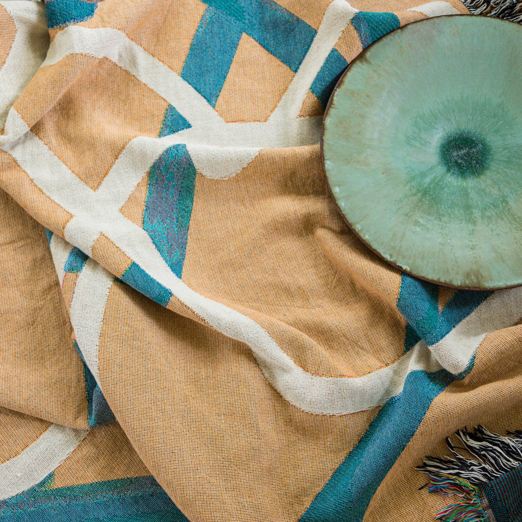 Meander Woven Throw