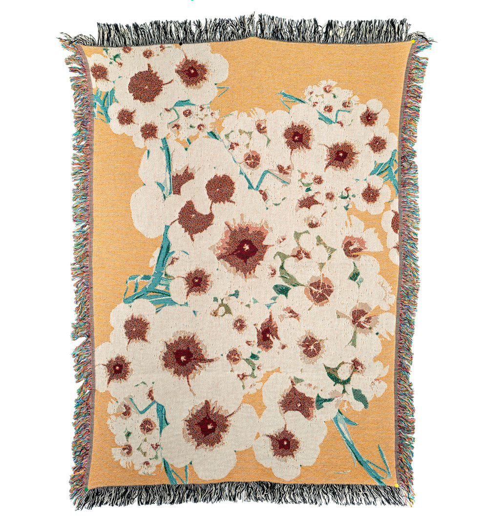 Blooms Woven Throw