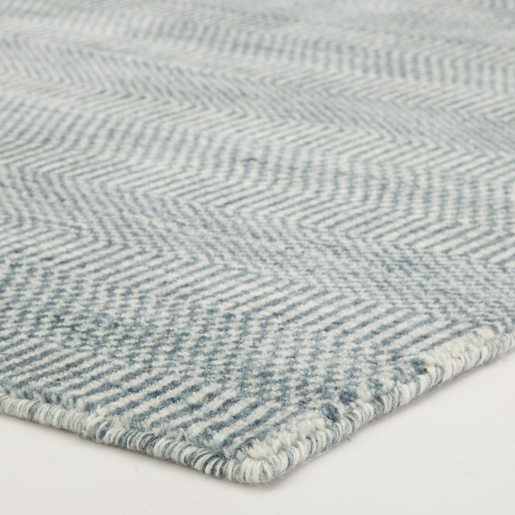 minuit handmade geometric ivory dark blue rug design by jaipur 2