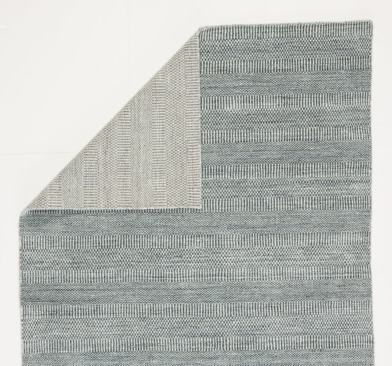 minuit handmade geometric ivory dark blue rug design by jaipur 3