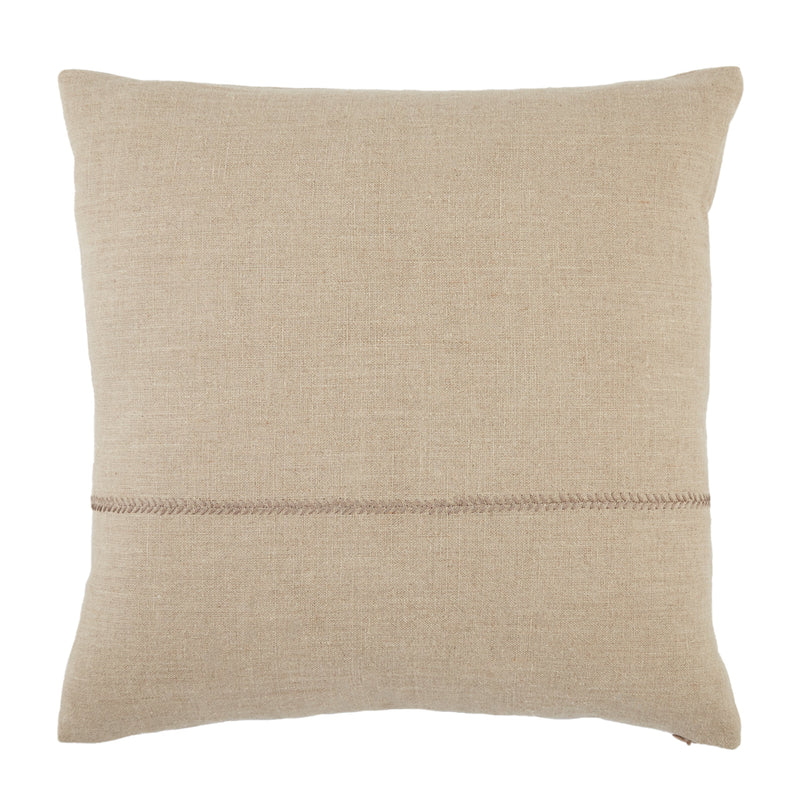 Ortiz Solid Light Gray Pillow by Jaipur Living