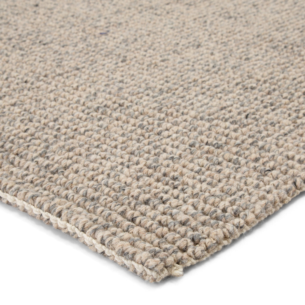 Chael Natural Solid Gray/ Beige Rug by Jaipur Living