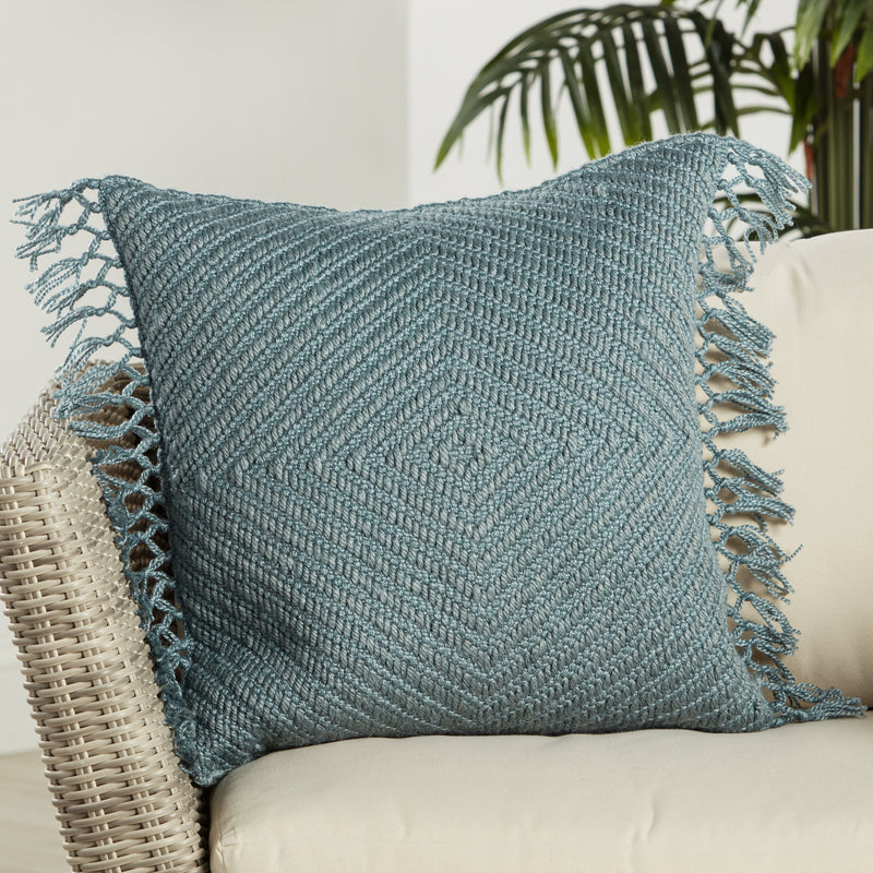 Tallis Maritima Indoor/Outdoor Blue Pillow 4