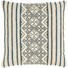 Tanya TNY-001 Woven Pillow in Ivory & Bright Blue by Surya