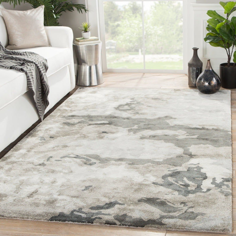 glacier abstract rug in pumice stone pussywillow gray design by jaipur 5