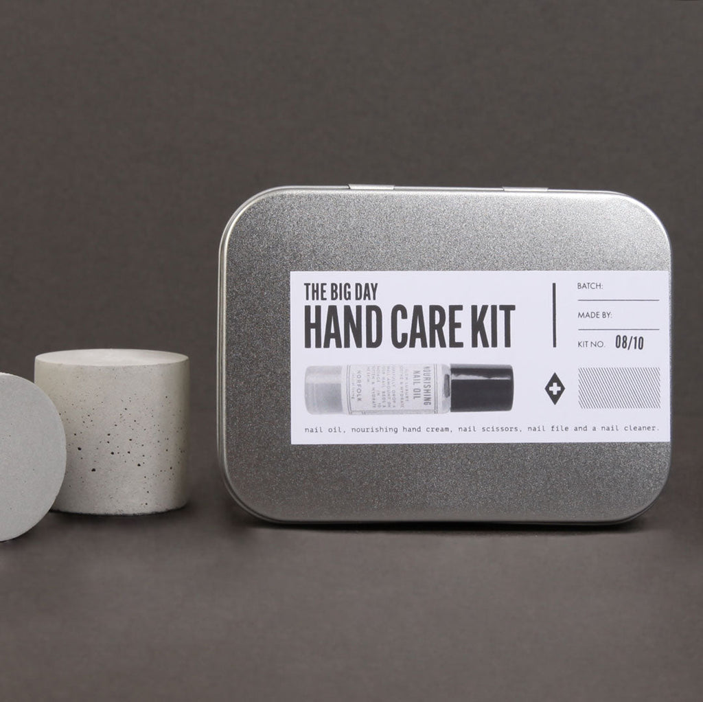 big day hand care kit design by mens society 2