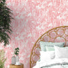 Tropical Removable Wallpaper in Pink Lemonade