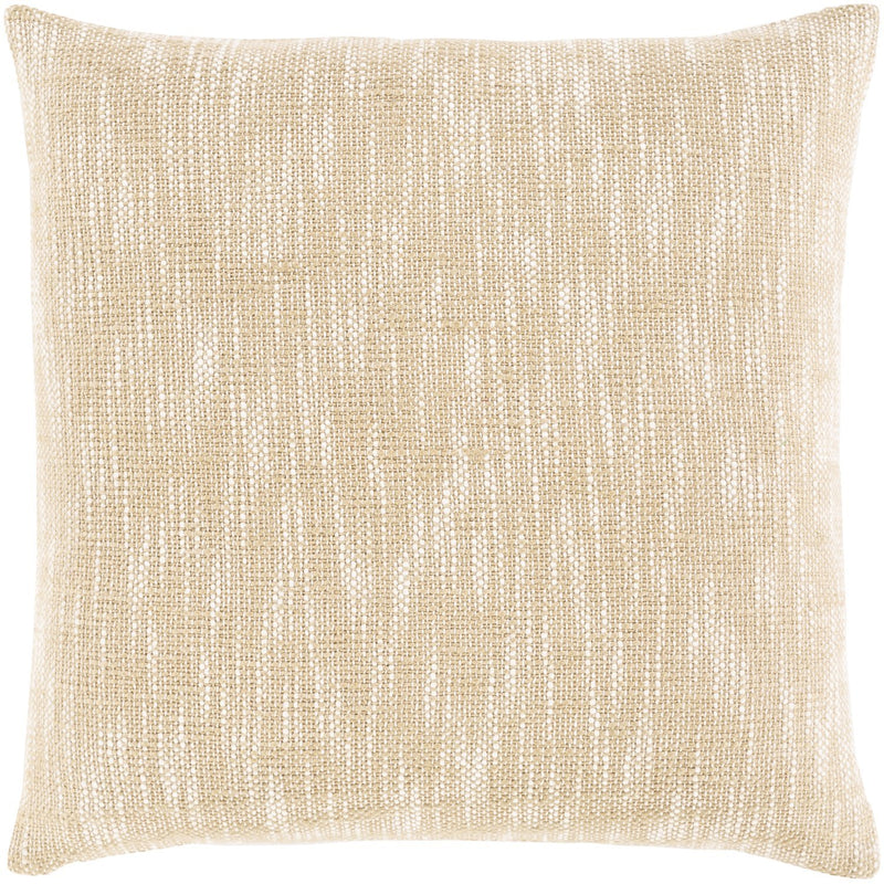 Suri USR-007 Hand Woven Pillow in Tan & Cream by Surya