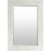 Whitaker WTK-7203 Rectangular Mirror in White by Surya