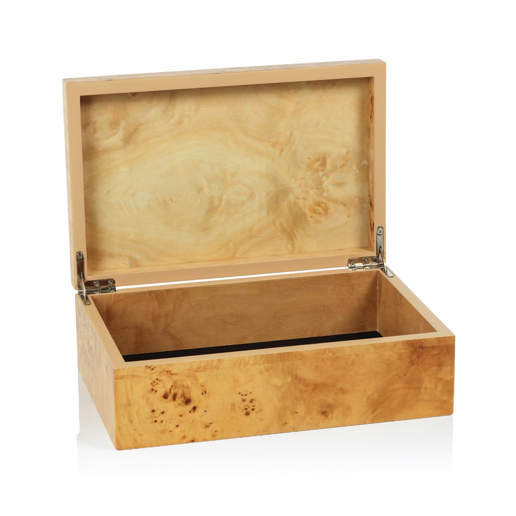 leiden burl wood design box 10x6 5x2 5 vt 1328 2