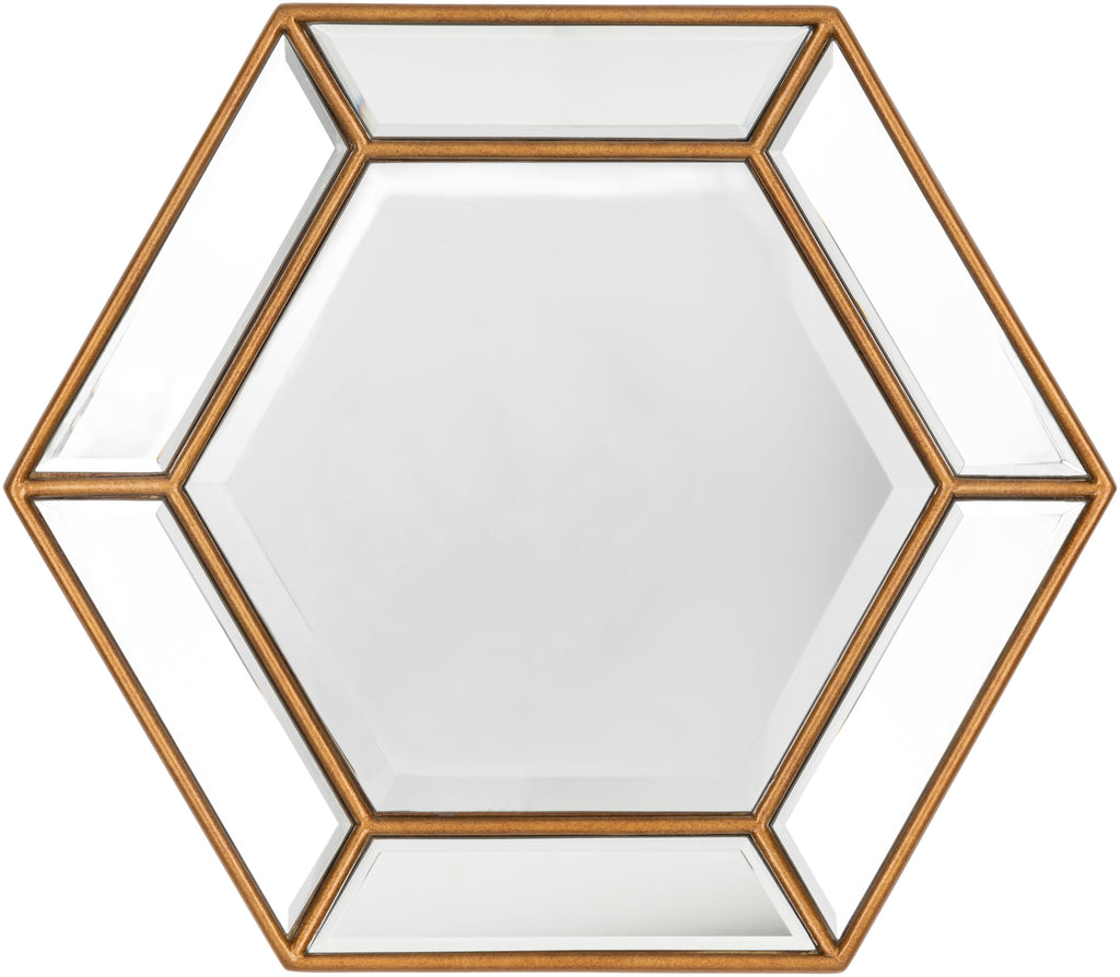 Beehive Gold Mirror 20" x 20"