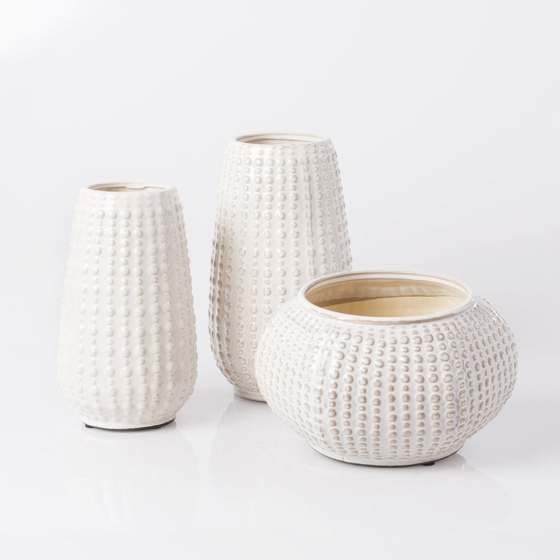 Medium Clearwater Vase in White design by Surya
