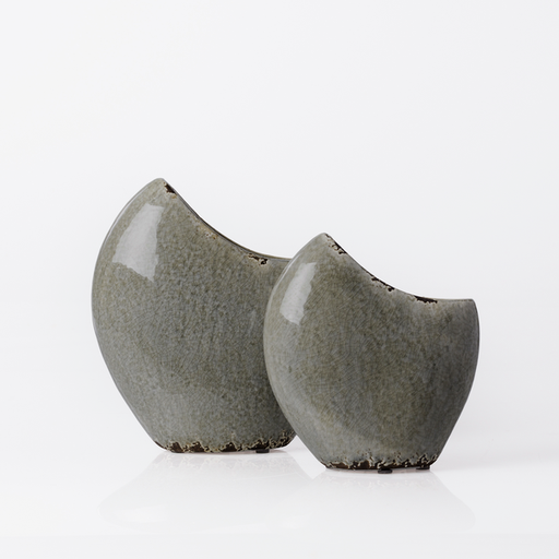 Clearwater Charcoal Vase in Various Sizes