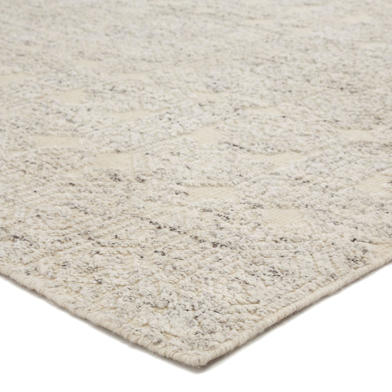 Abelle Hand-Knotted Medallion Gray & Beige Area Rug