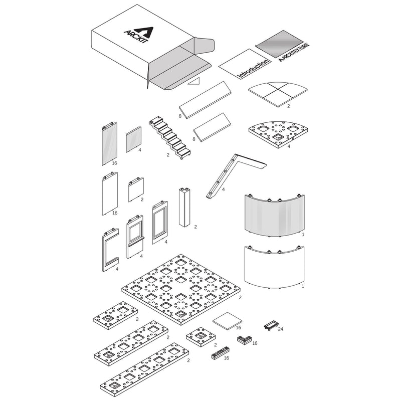 go plus 2 0 kids architect scale model house building kit by arckit 9