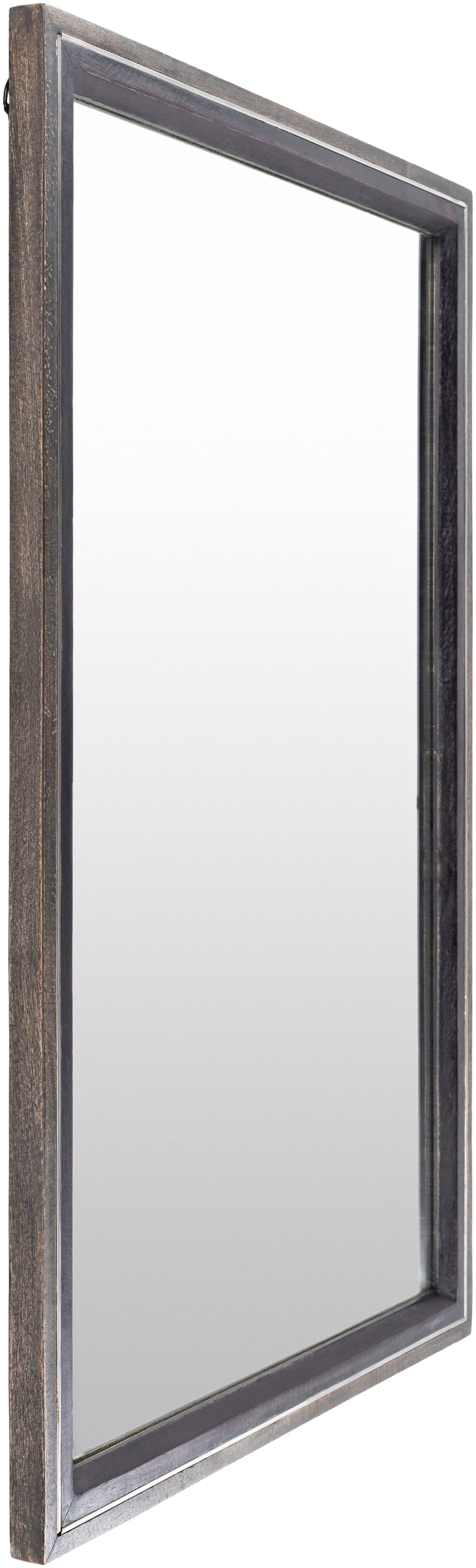 Hanover Wood Gray Mirror 3'2"H x 2'2"W