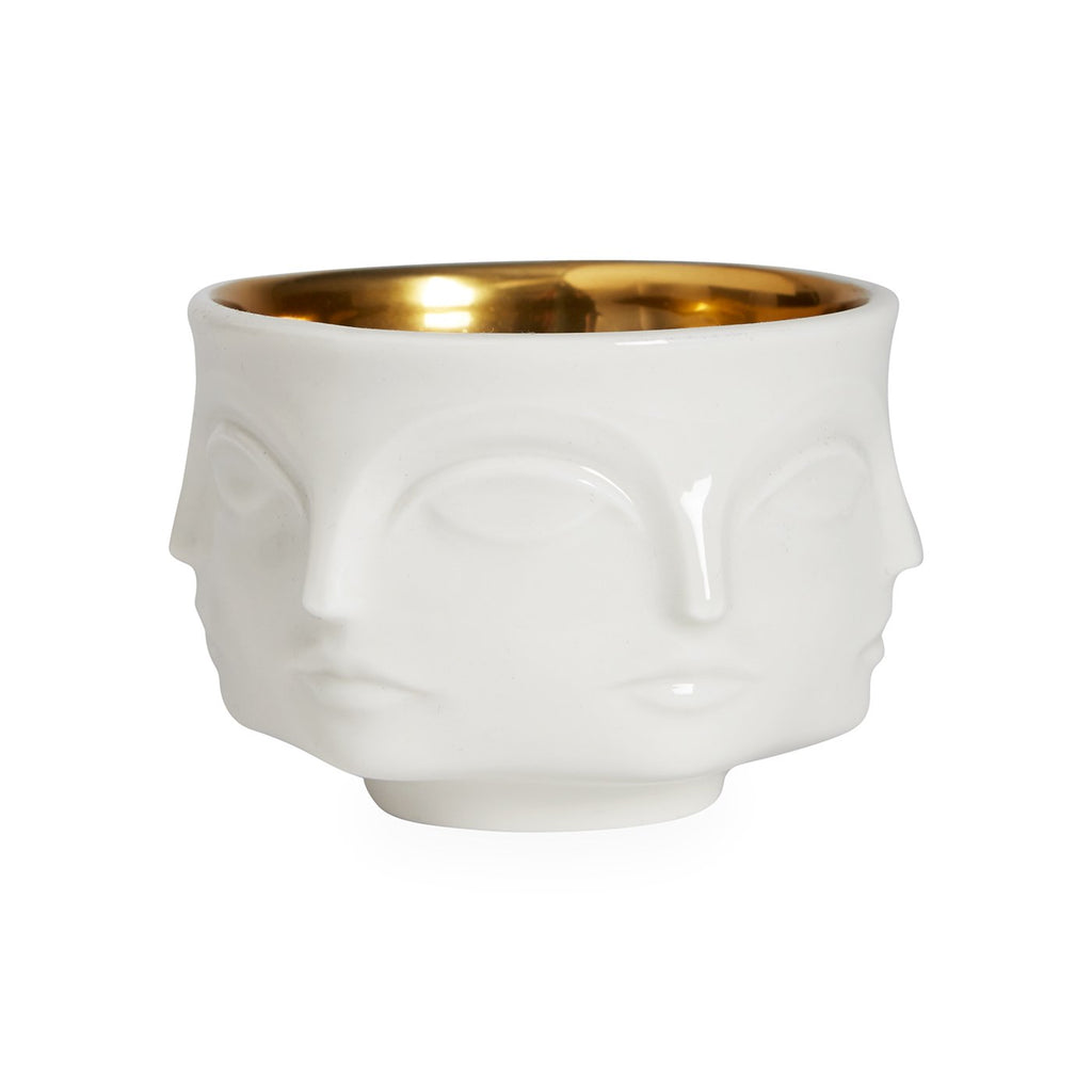 Muse Votive Candle Holder in Gold