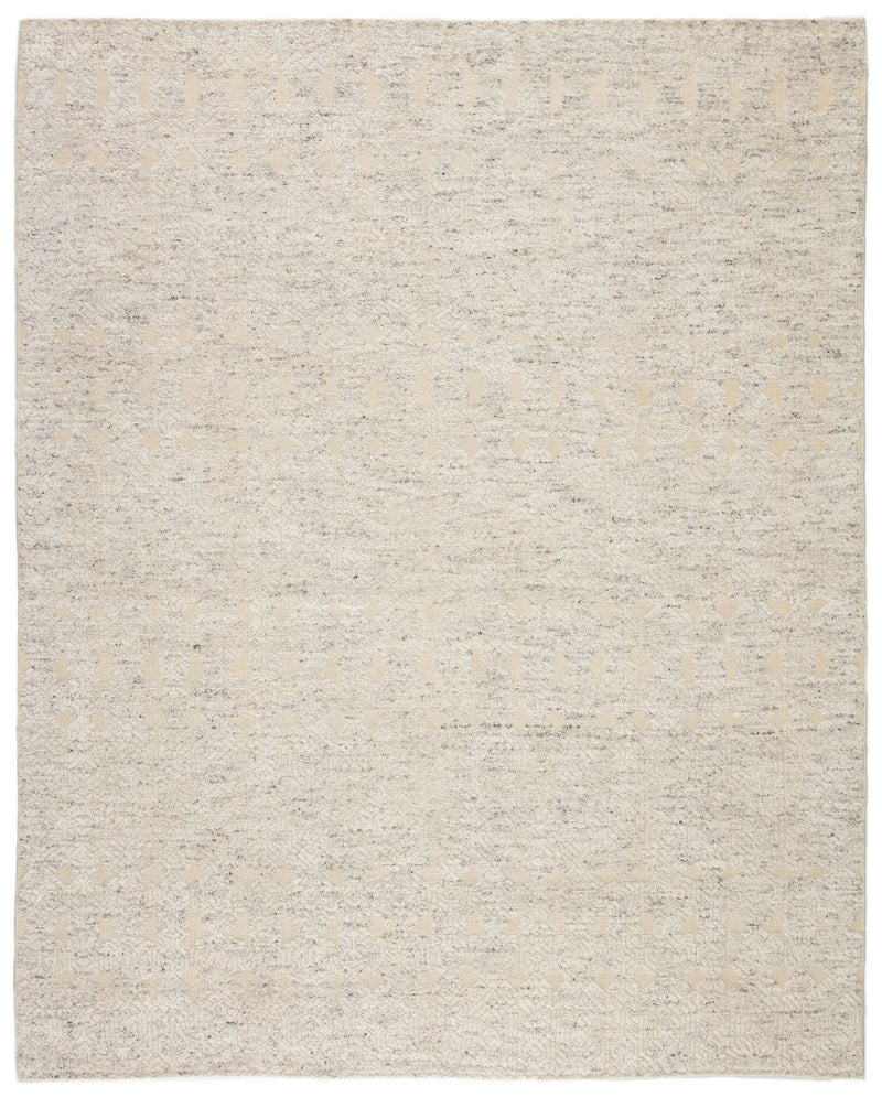 Abelle Hand-Knotted Medallion Gray & Beige Area Rug