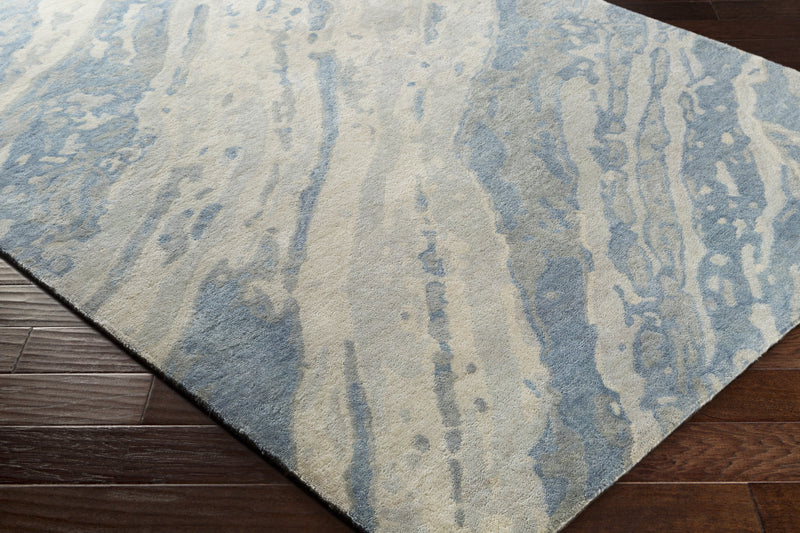 Pisces rug in Denim and Sage