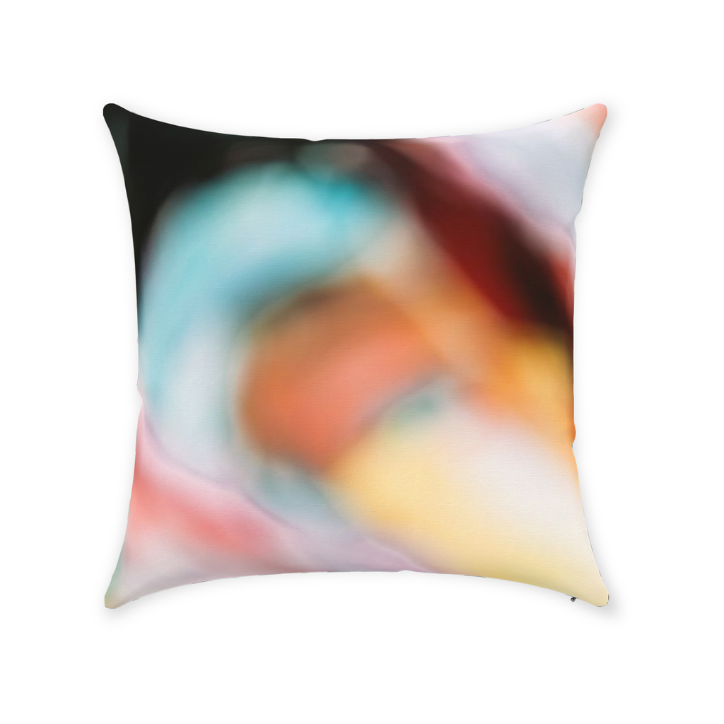 Color Fields 2 Throw Pillow
