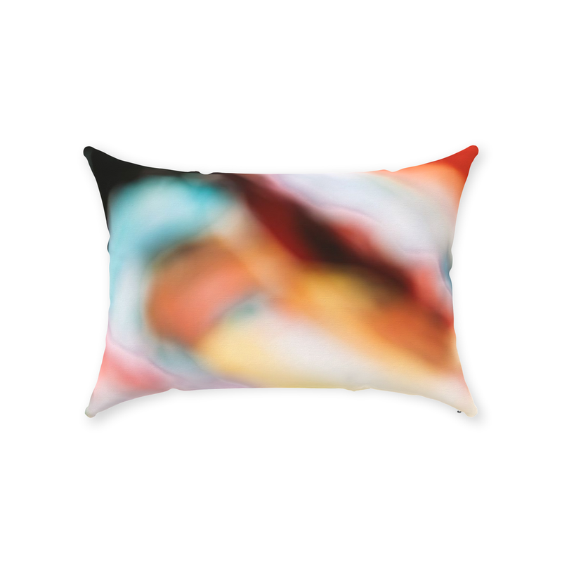 Color Fields 2 Throw Pillow