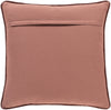 Quilted Cotton Velvet Pillow in Burgundy