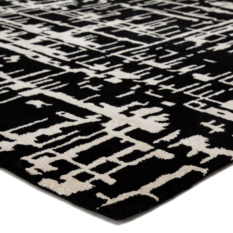 cln16 pals handmade trellis black cream area rug design by jaipur 4