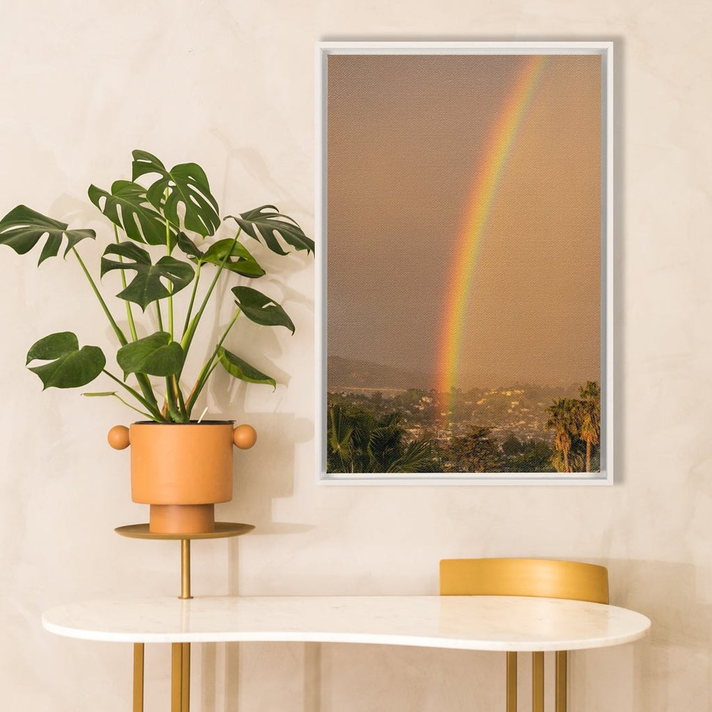 Rainbow 2 Framed Stretched Canvas