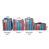 recycled plastic stripe bag rectangle d15 by puebco 503332 8