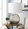 Arlo Table Lamp in Medium Gray & White