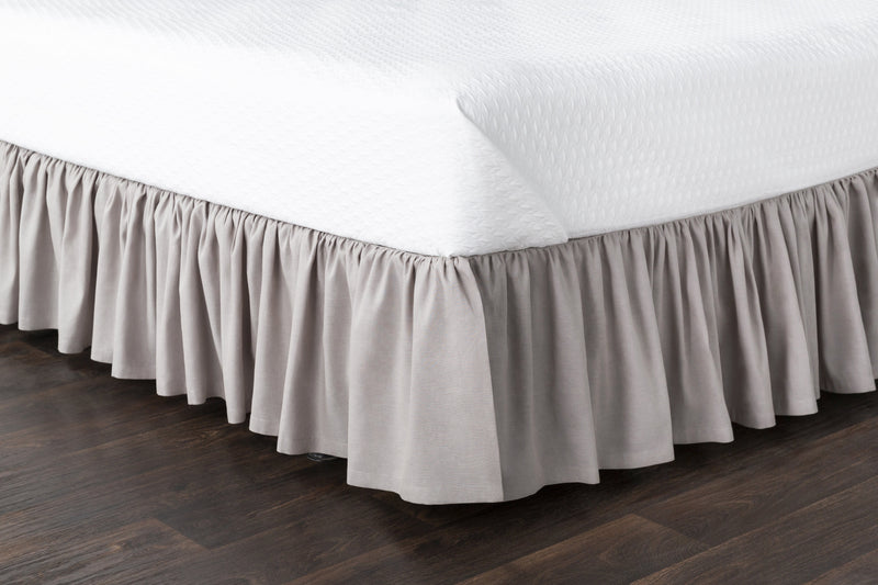 Peyton Ruffle Bed Skirt in Ivory