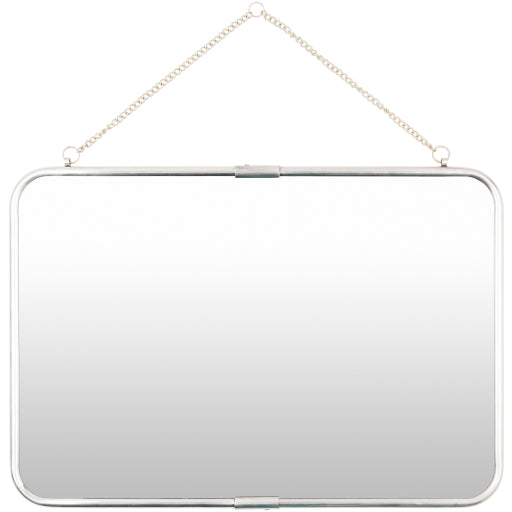 Roanoke Brass Silver Mirror Flatshot Image