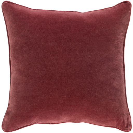 Safflower Pillow in Garnet