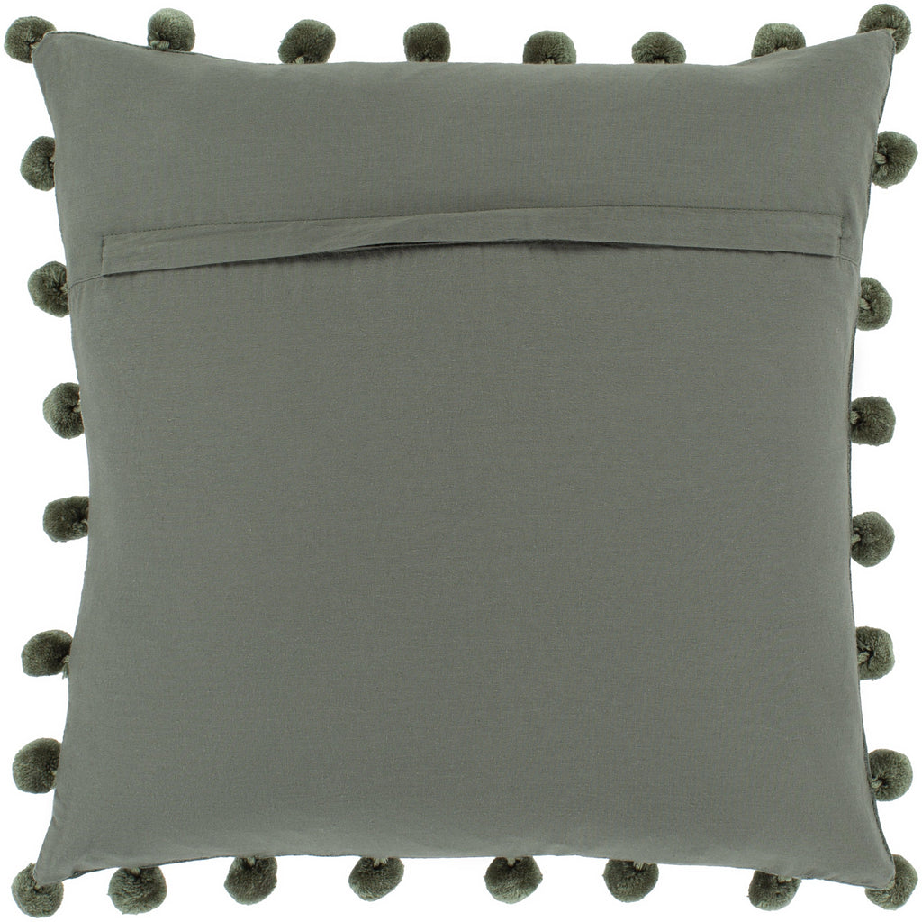 Serengeti SGI-002 Velvet Pillow in Sage & Denim
