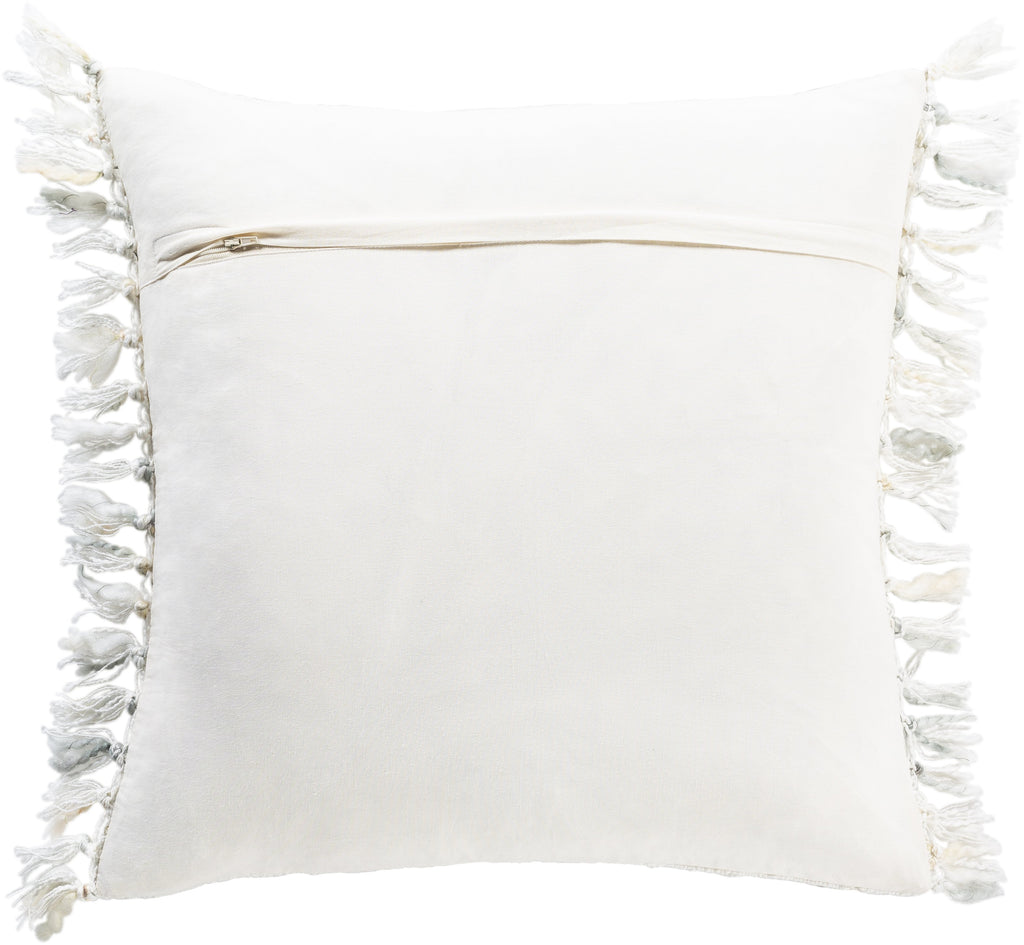 Saugatuck SGK-001 Woven Pillow in Cream