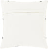 Shiprock SHO-003 Hand Woven Pillow in Cream & Black