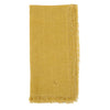 Solid Linen Napkins Set of 4 in Curry