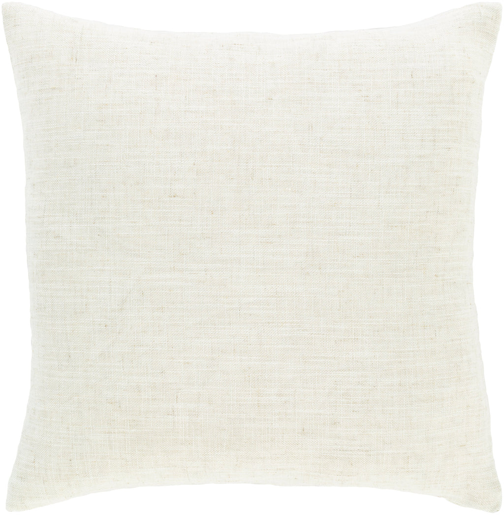 Termez TMZ-002 Woven Pillow in Ivory & Clay