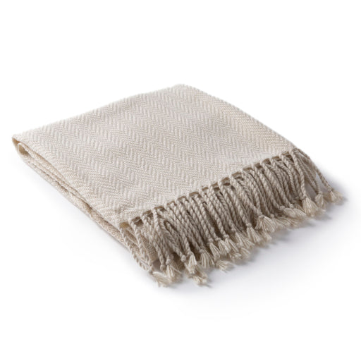 Turner Throw Blankets in Khaki Color