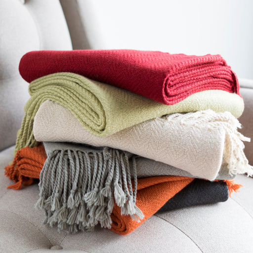 Turner Throw Blankets in Khaki Color