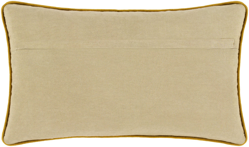 Tanzania TZN-004 Woven Lumbar Pillow in Tan