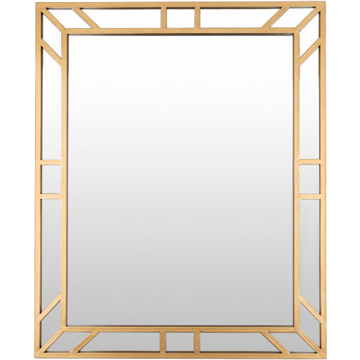 Arville Metal Gold Mirror Flatshot Image