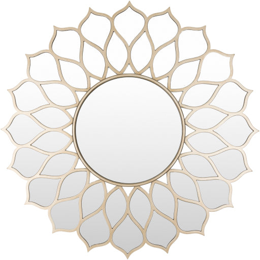 Wildflower Silver Mirror Flatshot Image