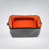 Wired Pouch - Large - Light Gray & Orange