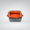 Wired Pouch - Small - Light Gray & Orange