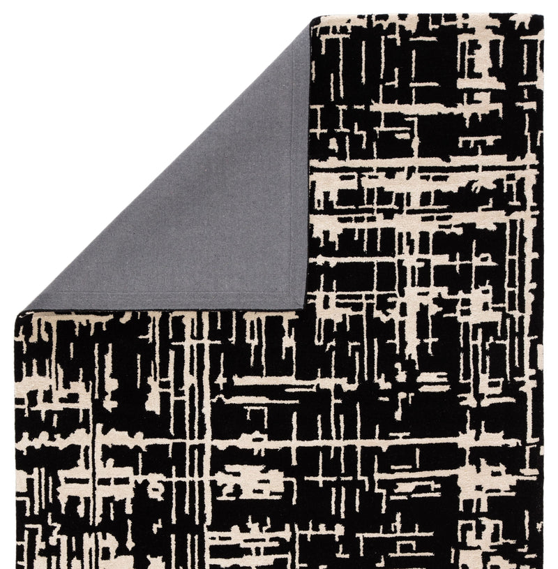 cln16 pals handmade trellis black cream area rug design by jaipur 3
